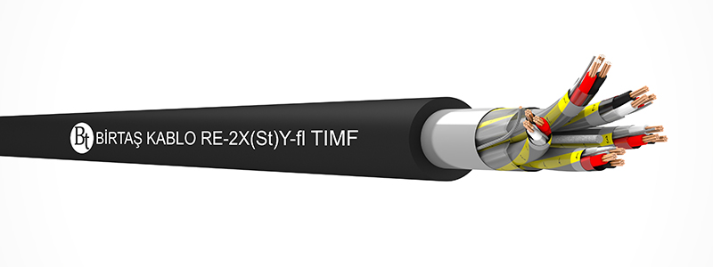 RE-2X(St)Y-fl TIMF    80°C  /  500 V Cu/XLPE/ISCR/OSCR/PVC